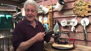 Alex Askaroff presents the Lockman Sewing Machine of 1870