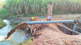 old water pump running with the help of 25 HP petter engine || old tubewell