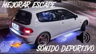 MEJORA EL SONIDO DE TU ESCAPE POR 1€ | SONIDO RACING | TUTORIAL