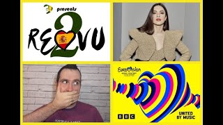 #REVU2​​ Eurovision Ireland reacts to Spain 2023 - Blanca Paloma - Eaea