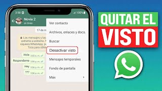 Cómo DESACTIVAR EL VISTO EN WHATSAPP (2024) Tutorial