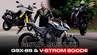 TESTEI AS NOVAS SUZUKI GSX-8S E V-STROM 800DE 2024 | REVIEW COMPLETO