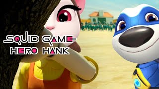 SQUID GAME HERO HANK VS SQUID DOLL - My Talking Tom Friends - Talking Tom Hero Dash 190524 #1