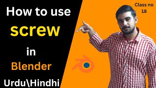 How to use screw in blender | Screw | Blender tutorials