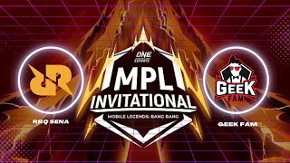 GAME1 RRQ SENA VS GEEK FAM - ONE Esports MPL Invitational 2022  Day 1  Playoffs