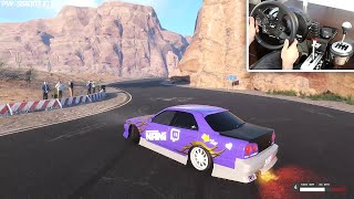 Clean 360 jump drift...