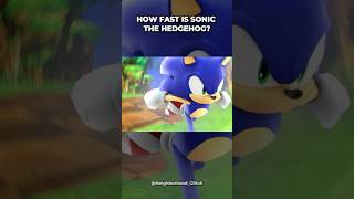 How Fast Is Sonic The Hedgehog? #gaminglore #gamingcommunity #sonicthehedgehog