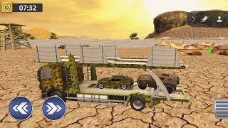 army heavy vehicle transport, offroad truck drive, top truck simulator game, android gameplay, viral