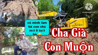 Xe Cuốc miền tây_máy đào kato lắp 12 đầu mương sẽ liếp xuôi và đặt ống bọng