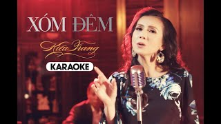 KARAOKE | Xóm Đêm - Kiều Trang | Beat Gốc