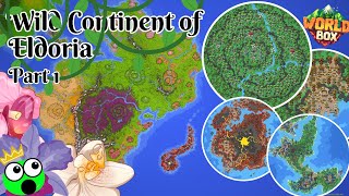 Eldoria, The Wild Continent (Custom Cities Timelapse) Part 1.