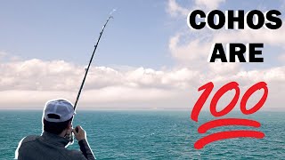 Instant Action Coho Fishing in Kenosha WI