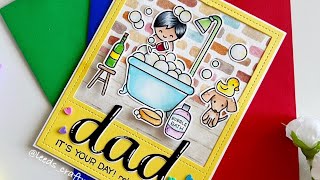 Father’s Day Card feat. Lawn Fawn | Quick & Easy Card