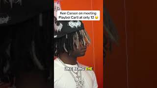 Ken Carson talks first meeting Playboi Carti in Atlanta #rap #shorts