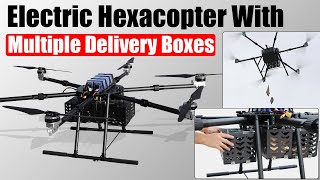 YANGDA Electric Heavy Lift Hexcopter With Multiple Delivery Boxes