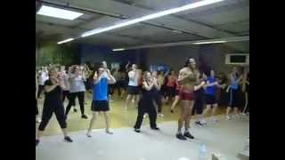 Funny Zumba Instructor! Cool Miusic!