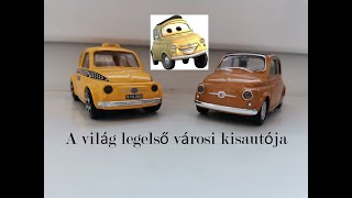 Összehasonlítás: Fiat 500 - Welly (1:43) vs Bburago (Street Fire, 1:43) (HUN)