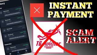 Instant Payment New Bot... Scam Alert ... TG Aviator New Bot .. TG Aviator Bad News