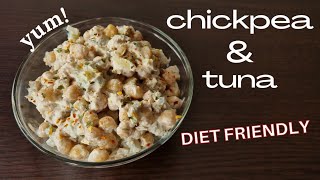 This TUNA&CHICKPEA salad will keep you full for at least 5 hours - less then 200kcal!!! MUST TRY