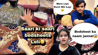 Aaj Sabse Zada Lee Bedsheets😍| Bhai Hue Naraaz🙄 | Shopping Day-6|| Family Vlogs ||