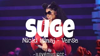 Nicki Minaj - Suge (Remix) [Verse - Lyrics]