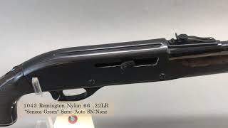 1043 Remington Nylon 66 .22LR "Seneca Green" Semi-Auto Rifle [October 18, 2024]