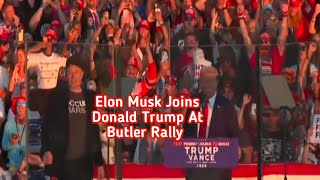 Elon Musk joins Donald Trump at site of Butler assassination attempt |Mintoo News