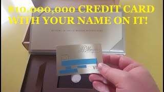 $10 MILLION DOLLAR JP MORGAN RESERVE CREDIT CARD UNBOXING. GET YOUR OWN! (For Charity)