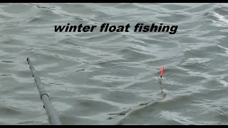 winter float fishing for silvers