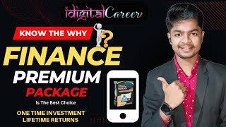 Why Finance Premium package With IDC ? How To Earn 50,000 Monthly🤑 By Aditya Gupta. #idigitalcareer