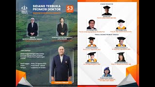 Sidang Terbuka Promosi Doktor Institut Pariwisata Trisakti - Candra Hidayat (23 Agustus 2023)