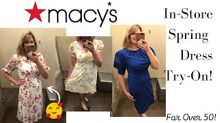 Macy's In-Store Spring Dress Try On!