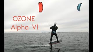 Ozone Alpha 12 V1 rewiew in Stockholm archipelago. In Swedish.