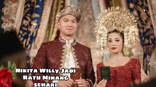 Akad nikah Nikita Willy hingga prosesi adat Minangkabau. Cantik seperti Ratu Minang