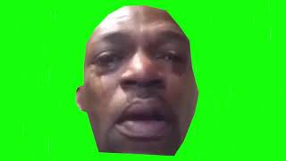 Black Guy Crying (Green Screen)