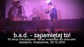 B.A.D. - Zapamiętaj to! (Kreślarnia, 02.12.2012)