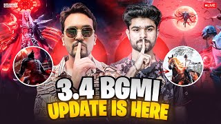 FINALLY BGMI 3.4 UPDATE IS HERE | BGMI LIVE | #shortslive #shortfeed #shorts #bgmilive #pubgmobile