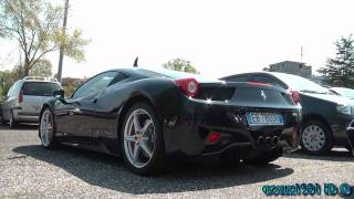 Ferrari 458 Italia - hard revs and acceleration - opening valves - 1080p