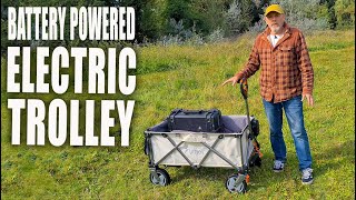 Litheli eWagon W1 Pro - World's First Battery Powered Electric Folding Wagon Cart Trolley