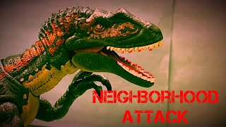 |Neighborhood Attack| (Short JP Animation) #jurassic #jurassicworld #stikbot #stopmotion #animation