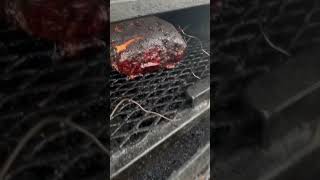 Isn’t that a sexy pork butt smoked over maple wood on this glorious Michigan December day