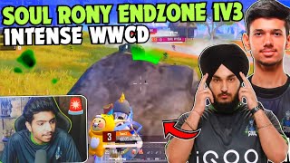 iQOOSouL Intense WWCD 😳 SouL Rony End Zone 1v3 🔥 SouL Ninja Reply ✅ Team SouL 🚀