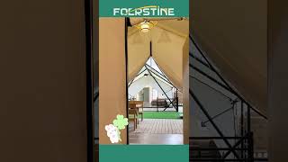 Do you like this hotel tent?#foerstine#familytent#largespace#hoteltent#luxurycamping#logcabintent