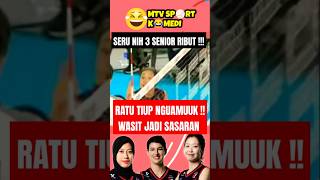 Nguamuk !! aksi kocak pemain red spark | mega dan eun jin marahi bukilic | mtv sport komedi