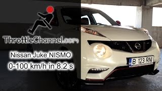 Nissan Juke NISMO acceleration - ThrottleChannel.com