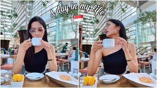 DAY IN MY LIFE | How Painful Is Covid-19 Swab Test? Robinsons Closing+Best Brunch Spot in Singapore!