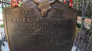 LDS (Mormon) prophet Brigham Young's grave - Salt lake city, Utah