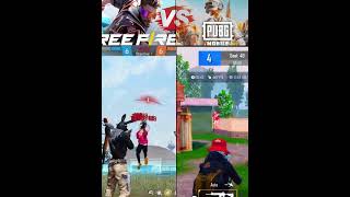 Free fire vs Pubg 🔥One Tap Headshot #freefire #ob42 #shorts #ff17