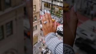 Perfect view💍 #grownbrilliance #jewelry #trend #ring #engagement #girlmath #demure #newyorkcity