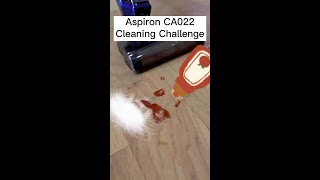 Aspiron CA-022 Wet Dry Cordless Vacuum Cleaning Challenge - Ketchup and Pet Hair #shorts